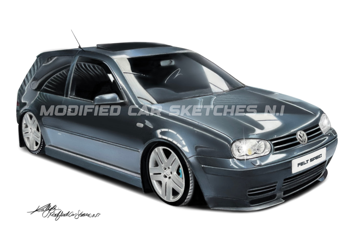 Mk4 Golf Print