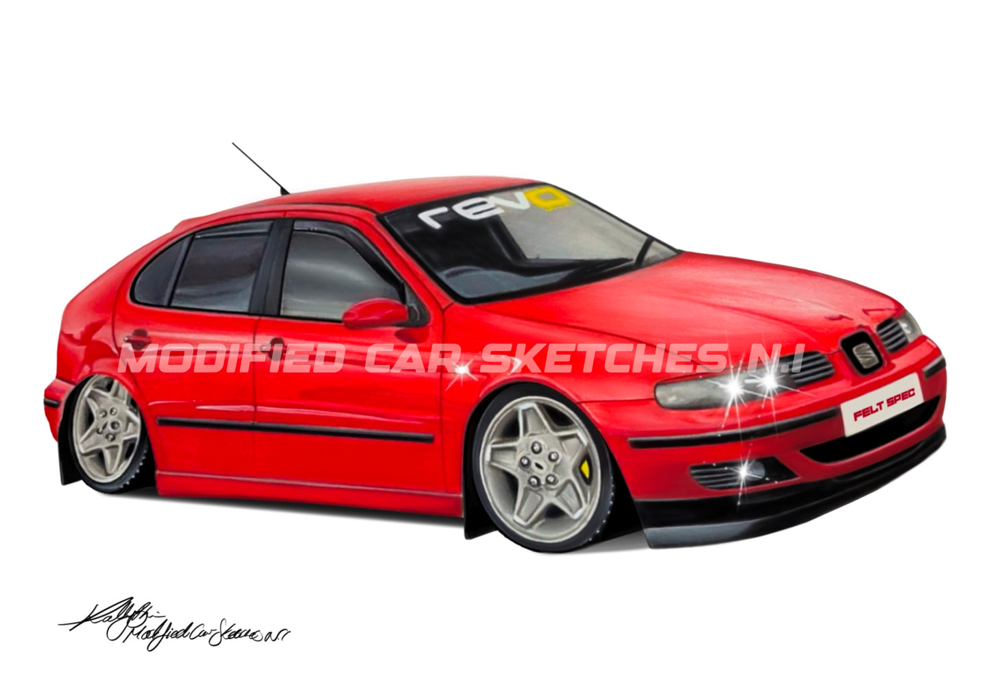 MK1 Seat Leon Print