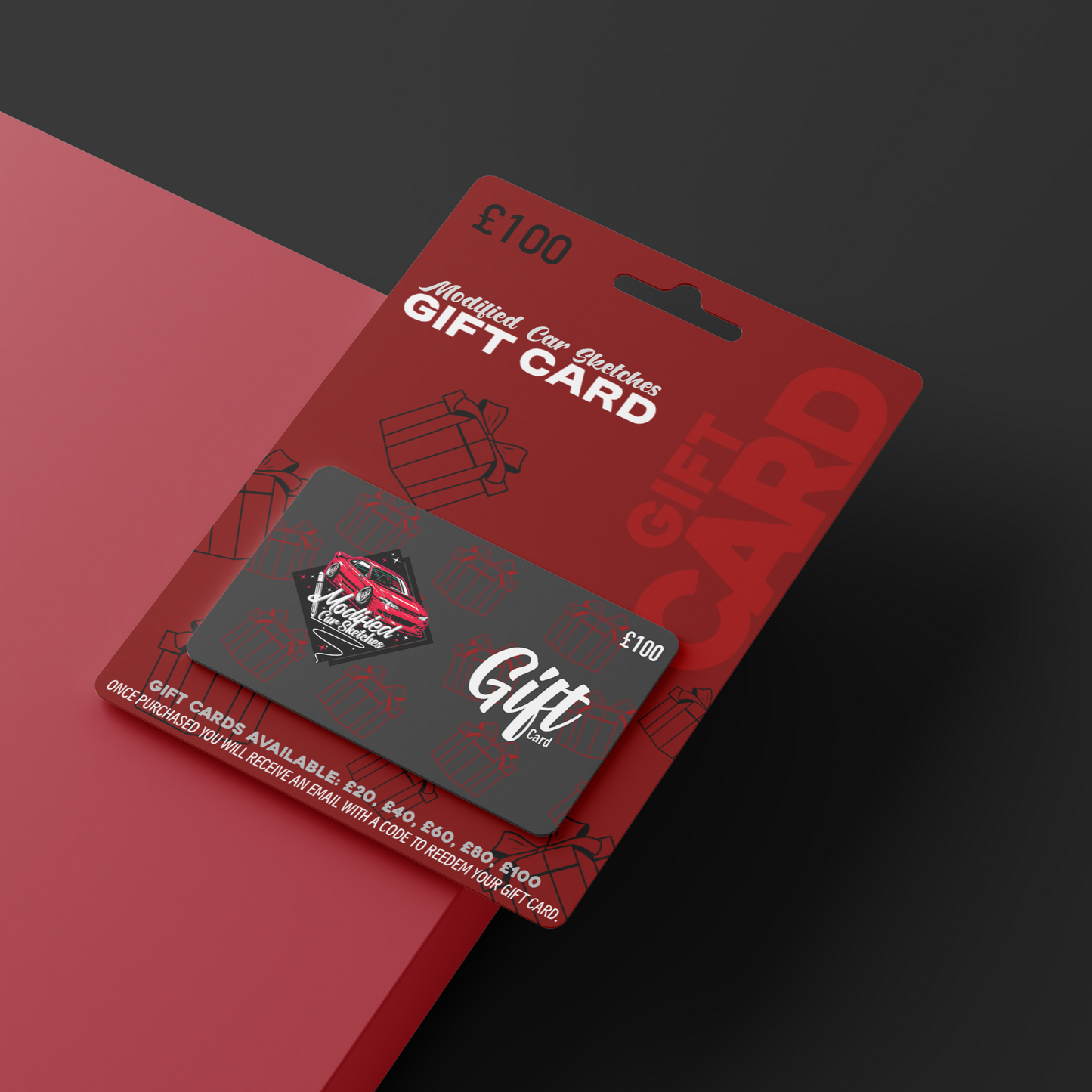 Modified Car Sketches E-Gift Card