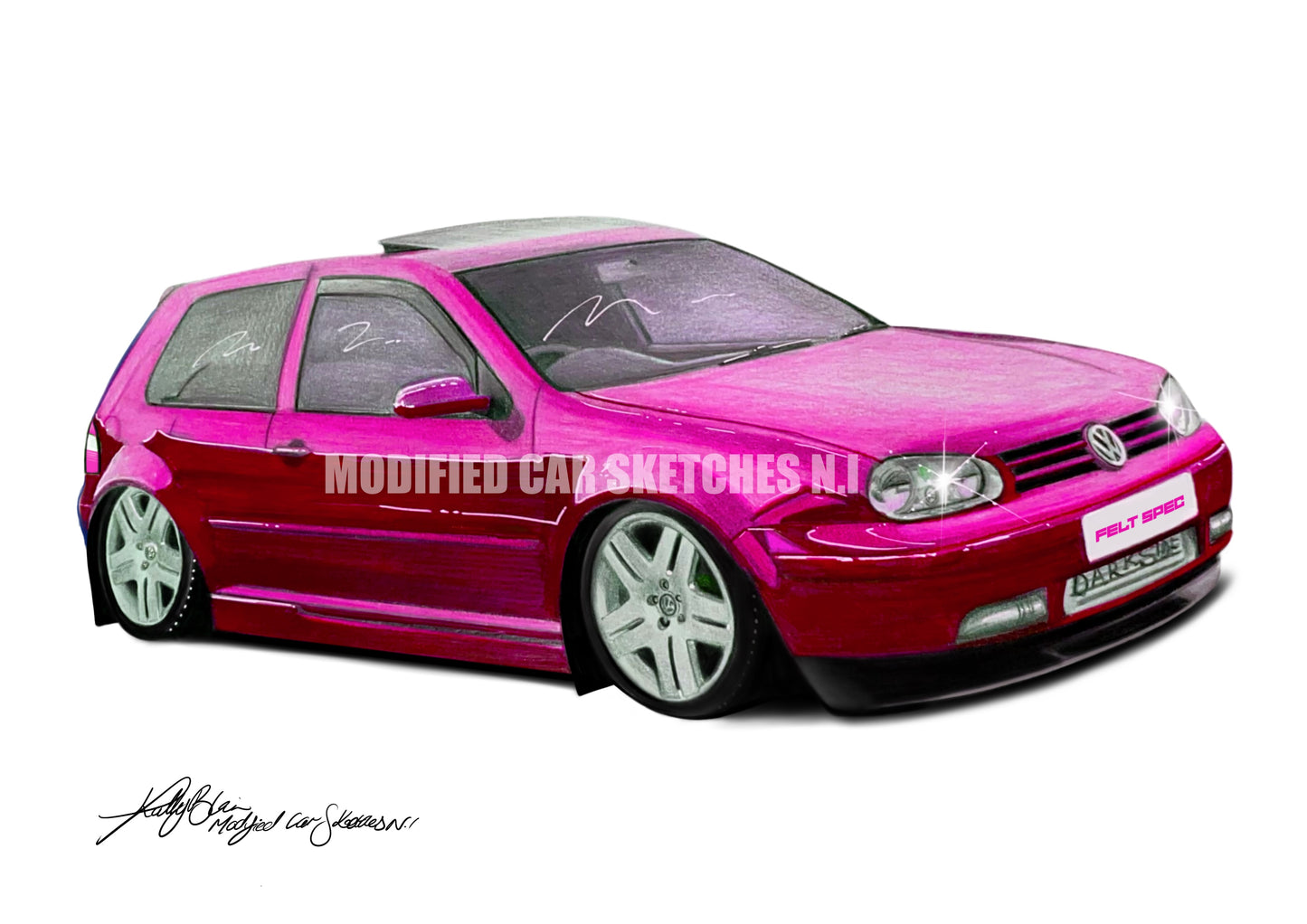 MK4 Golf Print