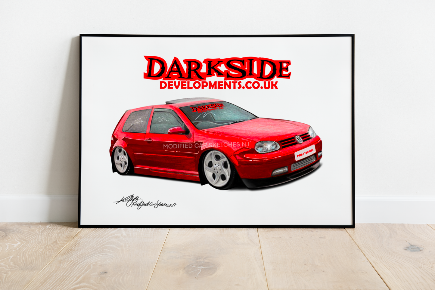 MK4 Golf Print (Red)