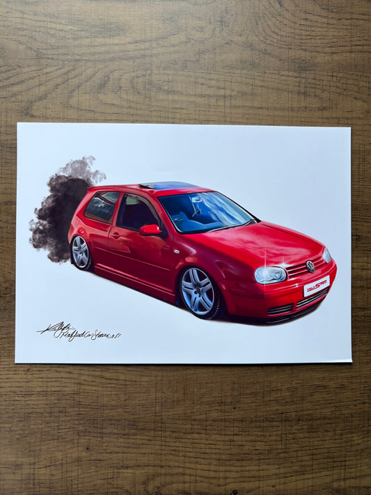 MK4 Golf Print