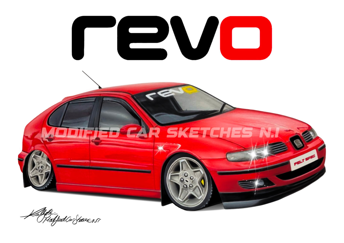 MK1 Seat Leon Print