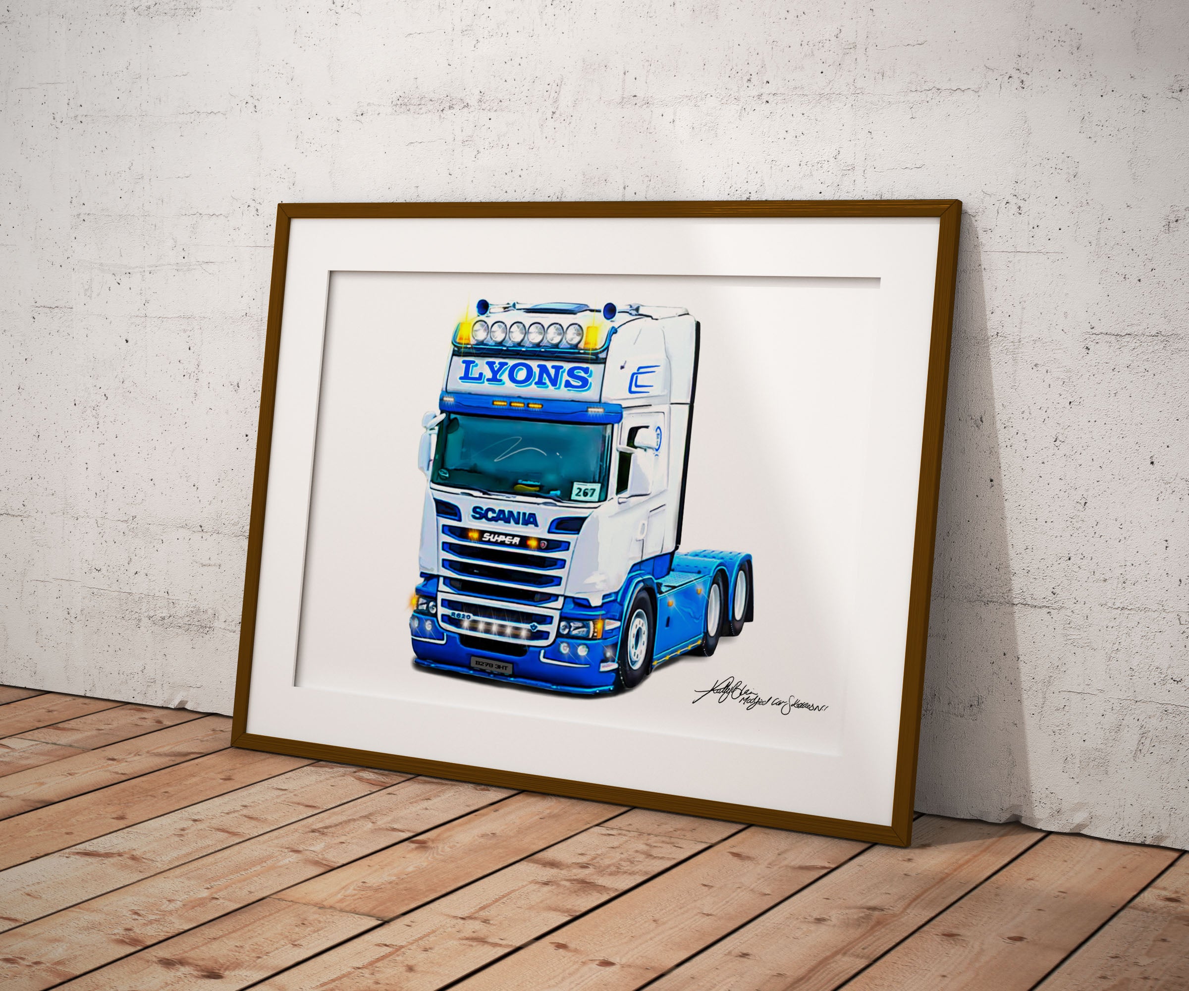 Scania R620 Print