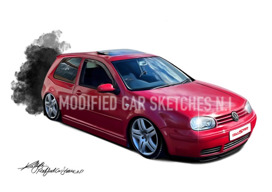 MK4 Golf Print