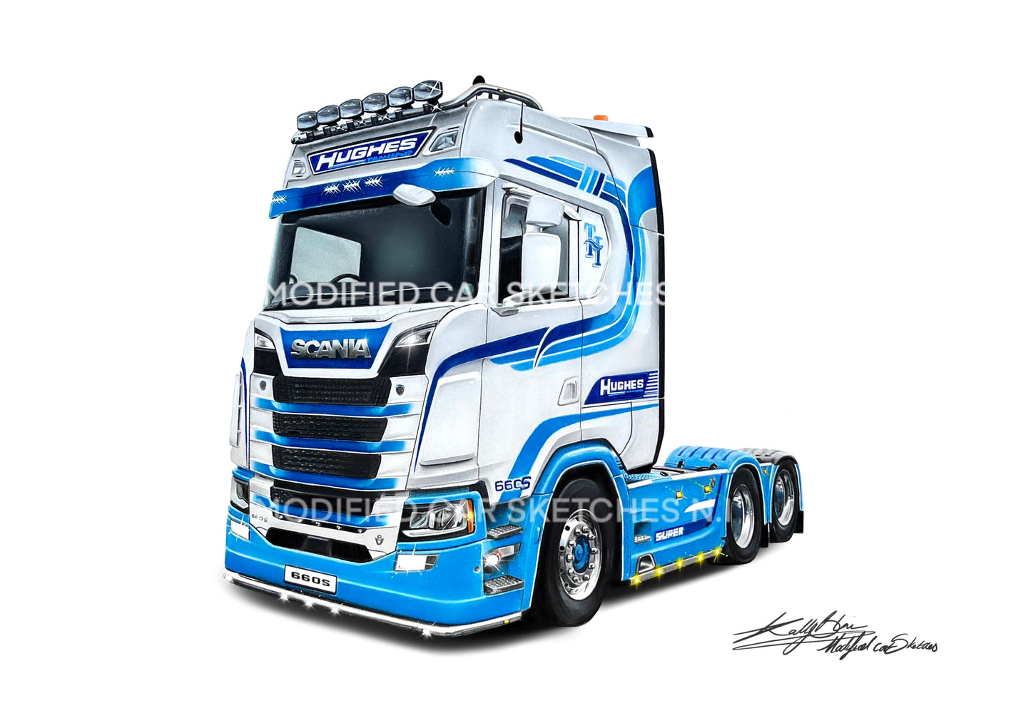Scania S660 Print