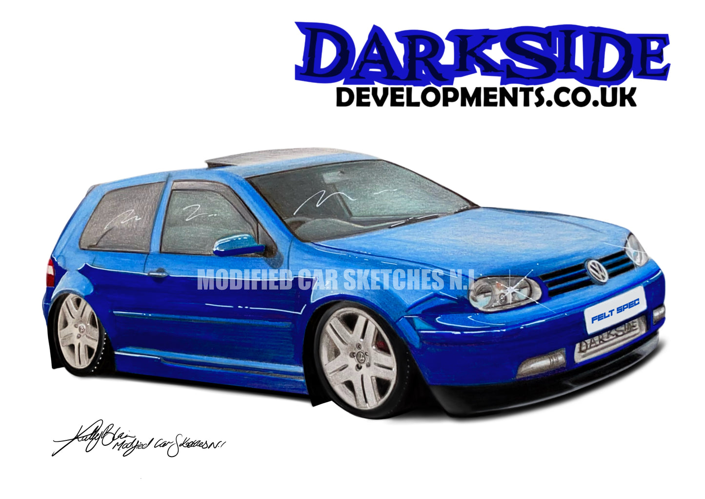 MK4 Golf Print