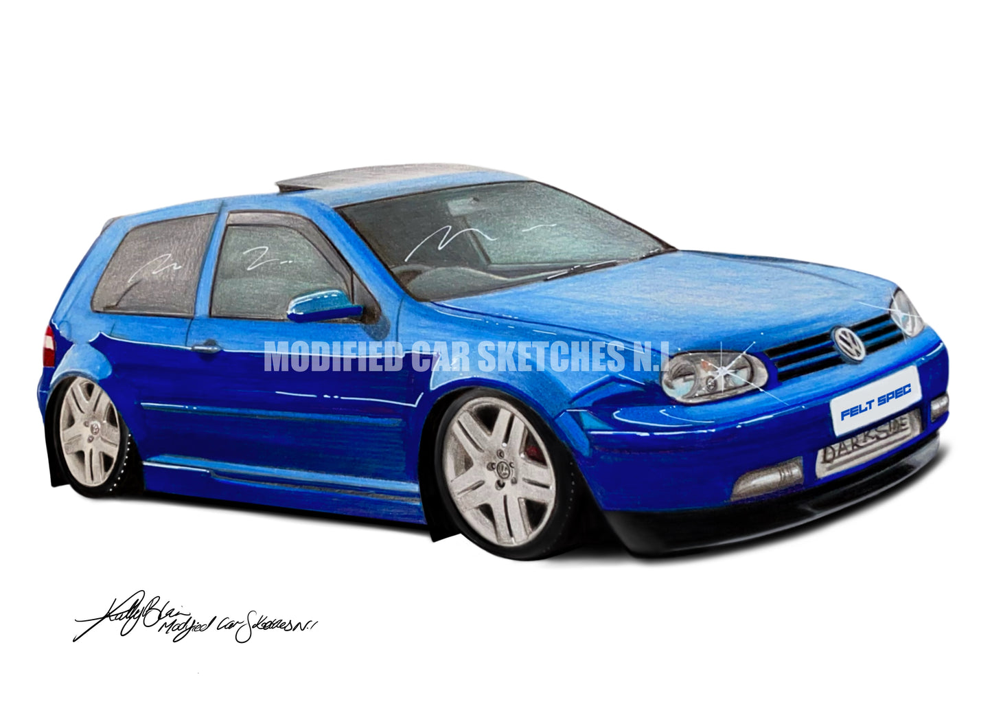 MK4 Golf Print