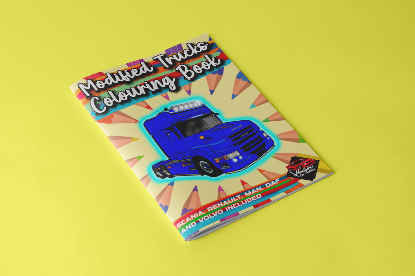 Modified Trucks Colouring Book