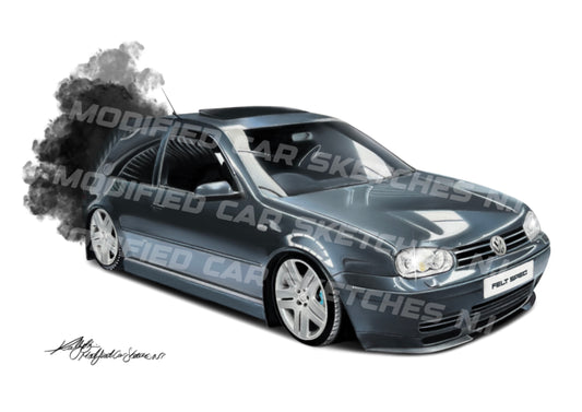 Mk4 Golf Print