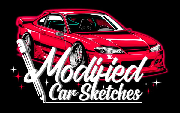 Modified Car Sketches 